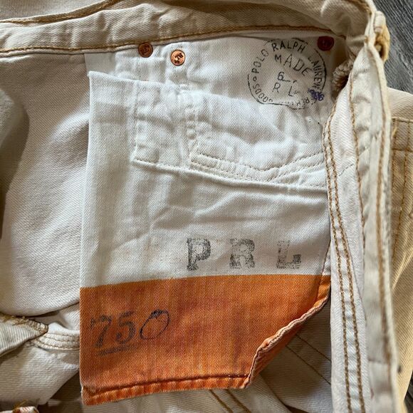 Polo ralph lauren bootcut jeans natural denim 36x30 - Picture 10 of 12